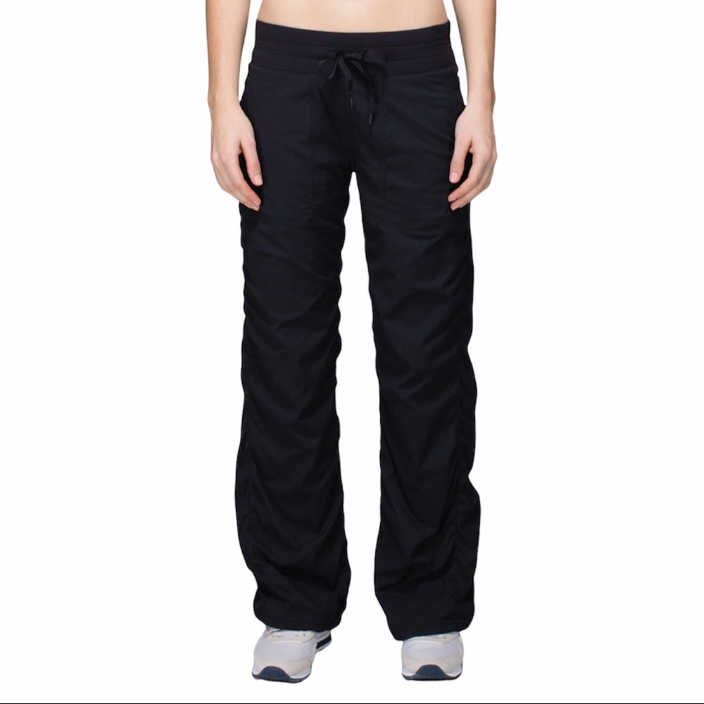 Lululemon Striped Studio Ruched Lined Pants